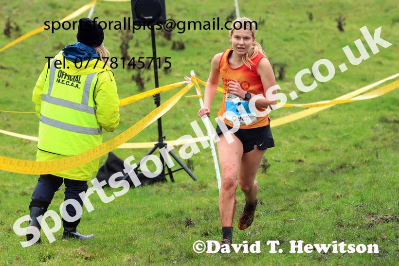 Womens Senior and Womens Masters 2023 NECAA Cross Country Relays, Thornley Hall Farm, Peterlee, County Durham. Photo: David T. Hewitson/Sports for All Pics